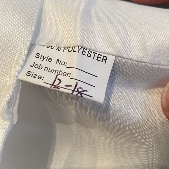 Baby Infant Girls Ivory Long Party Christening Gown with Bonnet 12-18 months NEW - Picture 11 of 14